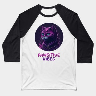 Pawsitive Vibes Baseball T-Shirt